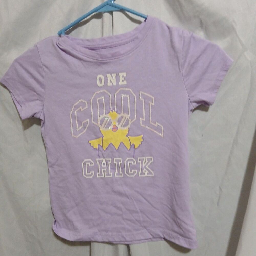 Celebrate  Easter Kids Size M (7-8) One Cool Chick Tee
